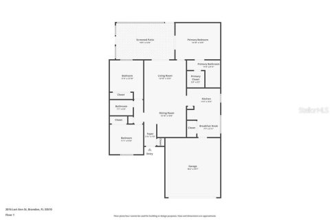 Casa en alquiler en Brandon, Florida, 3 dormitorios, 113.71 m2 № 2157275 - foto 2