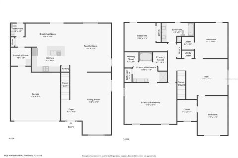 Villa ou maison à vendre à Minneola, Floride: 4 chambres, 265.89 m2 № 2419712 - photo 4