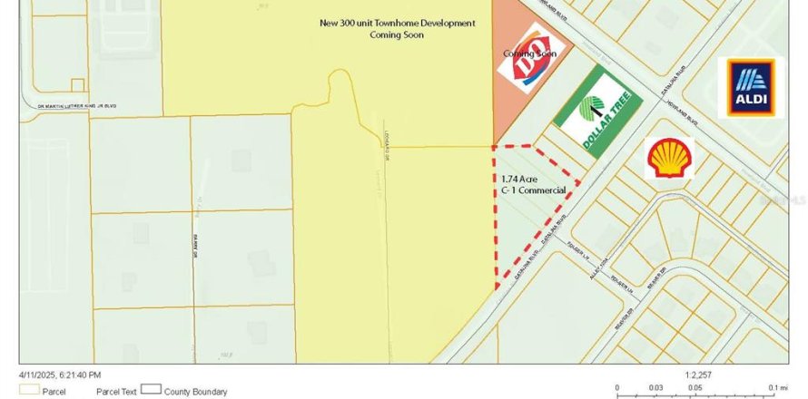 Land in Deltona, Florida № 1637749