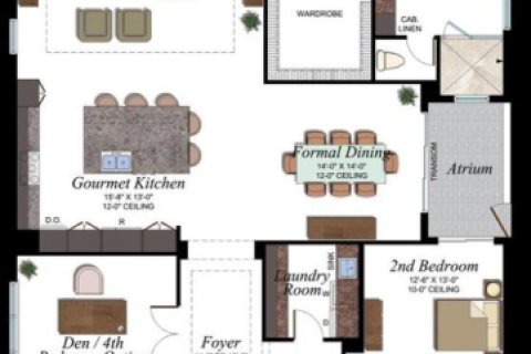 House in Boca Raton, Florida 4 bedrooms, 297.84 sq.m. № 998594 - photo 1