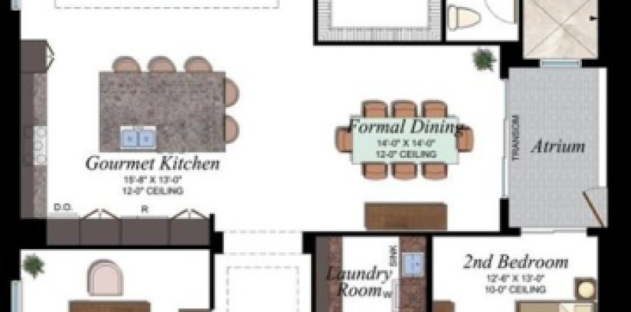 House in Boca Raton, Florida 4 bedrooms, 297.84 sq.m. № 998594