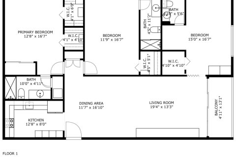 Condo in Palm Beach, Florida, 3 bedrooms  № 1043199 - photo 1