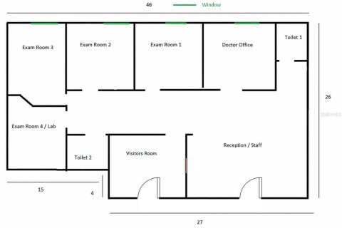 Immobilier commercial à louer à Tampa, Floride: 103.12 m2 № 2308696 - photo 2