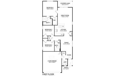 House in Newberry, Florida 3 bedrooms, 134.99 sq.m. № 1820446 - photo 12