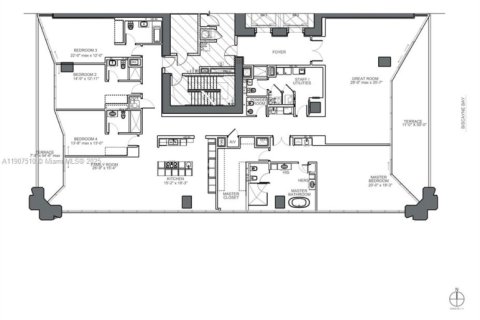Купить кондоминиум в Майами, Флорида 4 спальни, 452.99м2, № 2088580 - фото 12