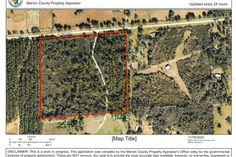 Terreno en venta en Reddick, Florida № 238111 - foto 1