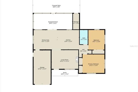 House in Inverness, Florida 2 bedrooms, 99.96 sq.m. № 1850931 - photo 3