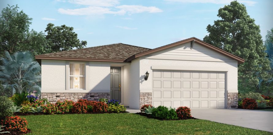 House in Magnolia Bay - Classic Series in Tampa, Florida 3 rooms, 157 sq.m. № 372448
