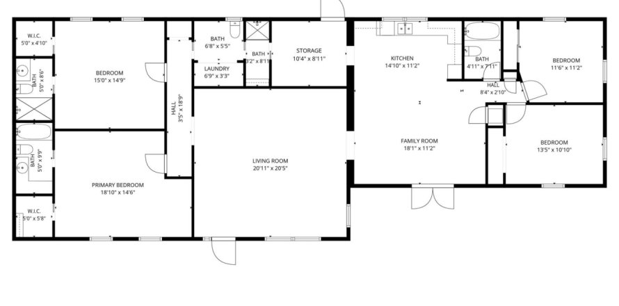 House in St. Lucie, Florida 4 bedrooms, 213.4 sq.m. № 2243207