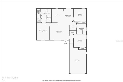 House in Ocala, Florida 3 bedrooms, 128.02 sq.m. № 1872802 - photo 30