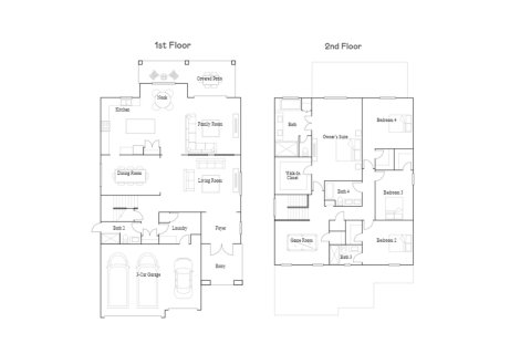 Townhouse floor plan «336SQM Plaza», 5 bedrooms in MARBELLA