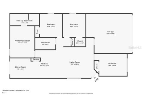 Villa ou maison à louer à Apollo Beach, Floride: 4 chambres, 119.1 m2 № 2409013 - photo 2