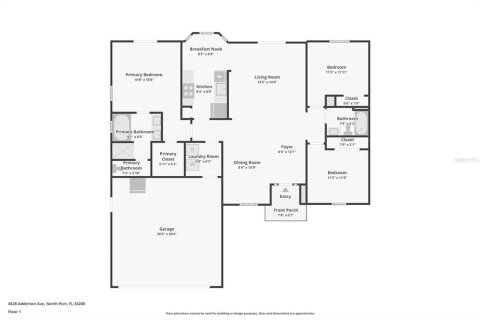 Villa ou maison à vendre à North Port, Floride: 3 chambres, 128.76 m2 № 2195614 - photo 26