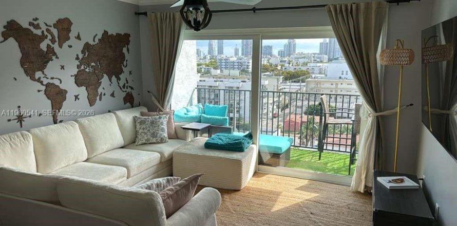 Condo in Miami Beach, Florida, 1 bedroom  № 2027406