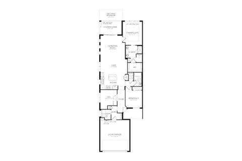 House floor plan «146SQM», 2 bedrooms in TOHOQUA RESERVE