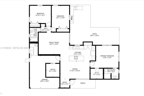 Купить виллу или дом в Корал-Спрингс, Флорида 3 спальни, 147.71м2, № 2021963 - фото 22