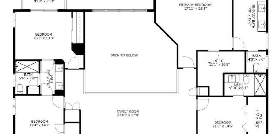 House in Boca Raton, Florida 5 bedrooms, 379.41 sq.m. № 983974