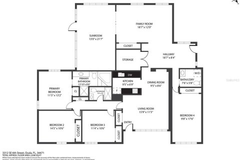 House in Ocala, Florida 4 bedrooms, 179.39 sq.m. № 1772815 - photo 30
