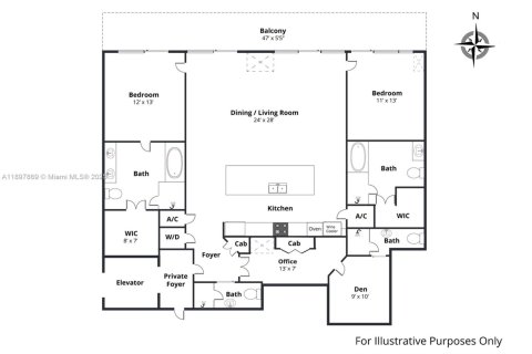 Copropriété à vendre à Miami, Floride: 3 chambres, 161.09 m2 № 1965033 - photo 30