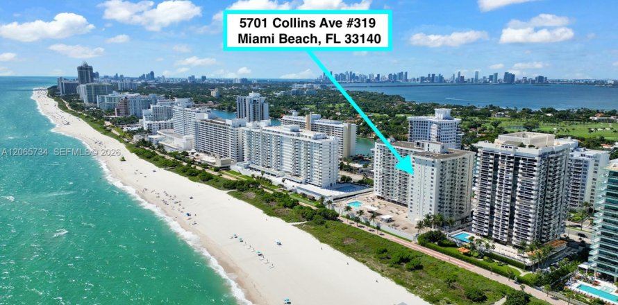 Condo in Miami Beach, Florida, 1 bedroom  № 2288765