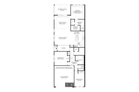 Townhouse floor plan «Townhouse», 3 bedrooms in Edison East - Villa Collection