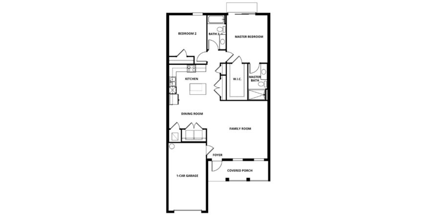 Touwnhouse à CELEBRATION POINTE à Fort Pierce, Floride 2 chambres, 116 m2 № 64133