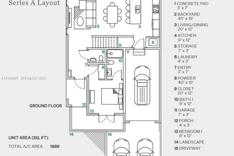 Снять в аренду виллу или дом в Флорида-Сити, Флорида 5 спален, 176.7м2, № 2034491 - фото 24