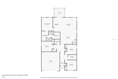 House in Saint Augustine, Florida 4 bedrooms, 172.43 sq.m. № 2277544 - photo 24
