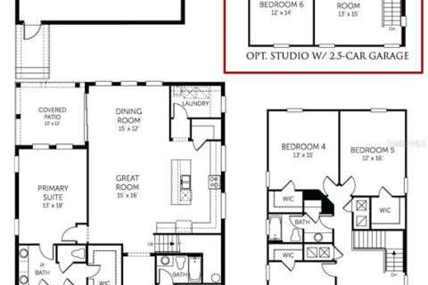 House in Orlando, Florida 6 bedrooms, 361.58 sq.m. № 1285834 - photo 2