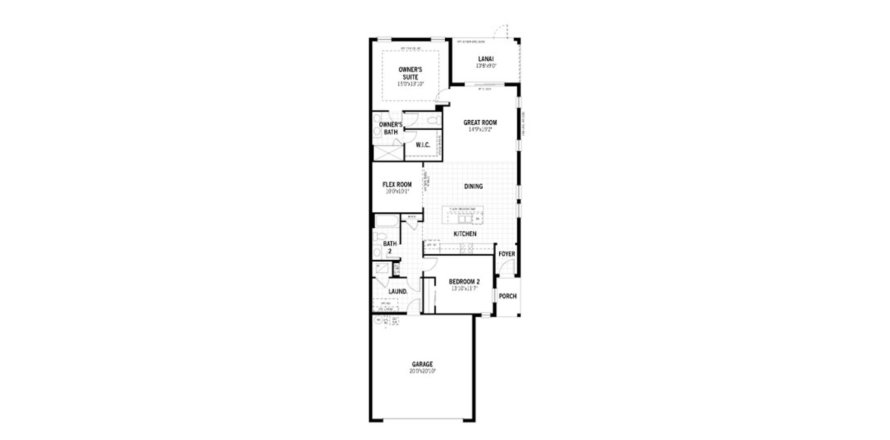 House floor plan «140SQM», 2 bedrooms in BONAVIE COVE