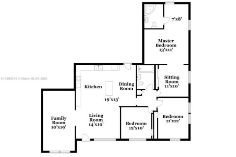 Casa en alquiler en Miami Gardens, Florida, 3 dormitorios, 144.65 m2 № 1887742 - foto 15