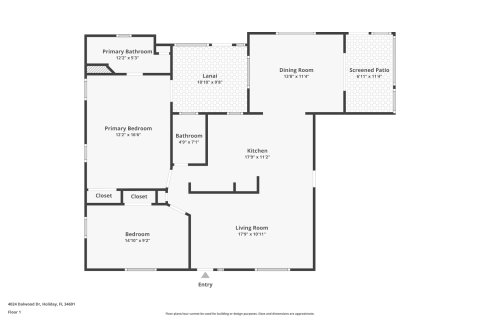 House in Holiday, Florida 2 bedrooms, 104.61 sq.m. № 1796104 - photo 4