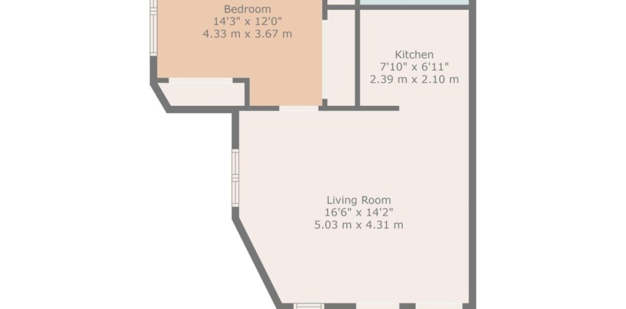 Propiedad comercial en Deerfield Beach, Florida 1 dormitorio, 74.32 m2 № 1135327