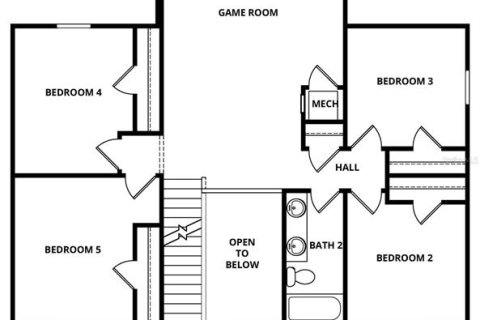 House in Astatula, Florida 5 bedrooms, 228.63 sq.m. № 1618247 - photo 23