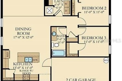 House in Kissimmee, Florida 3 bedrooms, 183.85 sq.m. № 1837353 - photo 26