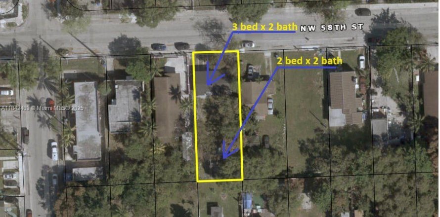 Casa en Miami, Florida 5 dormitorios, 151.43 m2 № 1834152