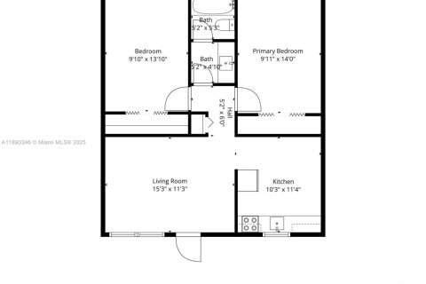 Appartement à louer à Hialeah, Floride: 2 chambres, 83.61 m2 № 1946887 - photo 14