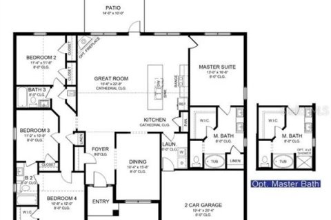 Villa ou maison à vendre à Homosassa, Floride: 4 chambres, 196.67 m2 № 2091822 - photo 2