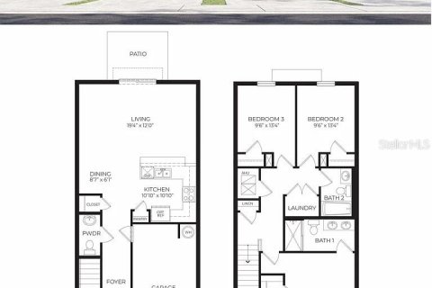 Townhouse in Davenport, Florida 3 bedrooms, 135.92 sq.m. № 1886249 - photo 17