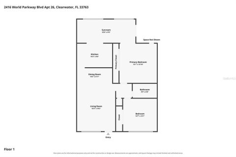 Copropriété à vendre à Clearwater, Floride: 2 chambres, 127.28 m2 № 2216313 - photo 25
