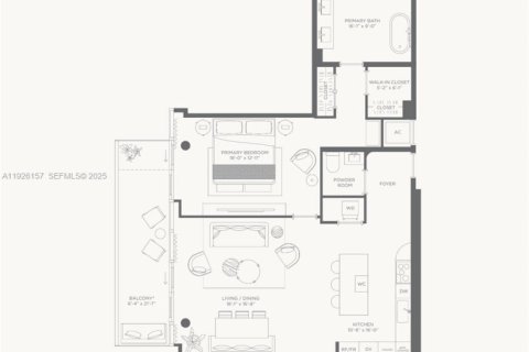 Купить кондоминиум в Бей-Харбор-Айлендс, Флорида 1 спальня, 106.84м2, № 2039726 - фото 10