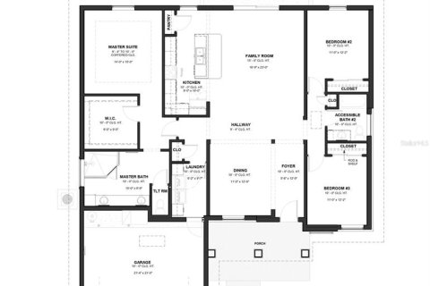 Villa ou maison à vendre à Deltona, Floride: 3 chambres, 183.95 m2 № 1373219 - photo 2