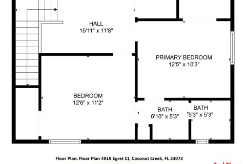 House in Coconut Creek, Florida 3 bedrooms, 167.97 sq.m. № 1060328 - photo 1