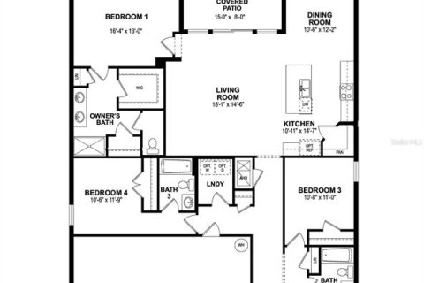 Villa ou maison à vendre à Punta Gorda, Floride: 4 chambres, 187.66 m2 № 1824176 - photo 2
