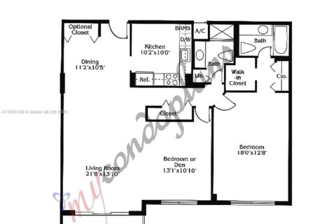 Condominio en alquiler en Aventura, Florida, 2 dormitorios, 102.56 m2 № 1840943 - foto 2