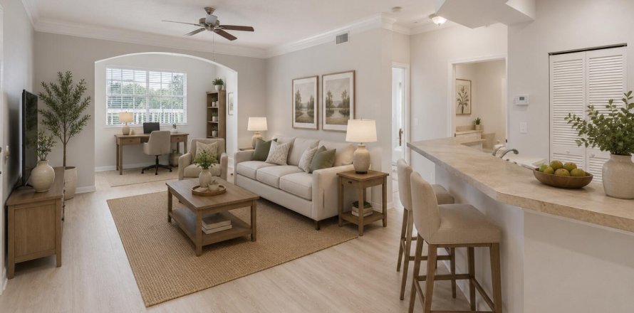 Condominio en Palm Beach Gardens, Florida, 1 dormitorio  № 2087844