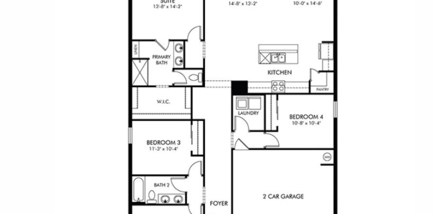 Villa ou maison à Zephyrhills, Floride 4 chambres, 170.94 m2 № 1871040