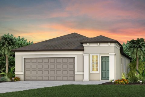 House in Apollo Beach, Florida 3 bedrooms, 158.58 sq.m. № 2094665