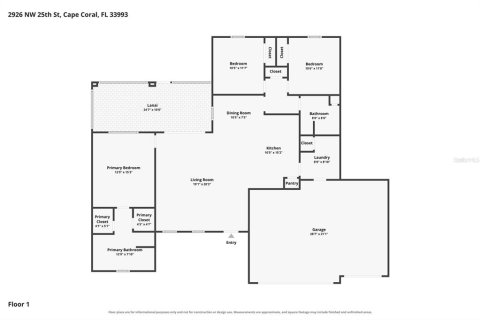 House in Cape Coral, Florida 3 bedrooms, 150.5 sq.m. № 2197846 - photo 24