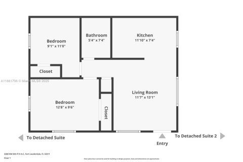Propiedad comercial en venta en Lauderhill, Florida, 113.9 m2 № 2060159 - foto 28